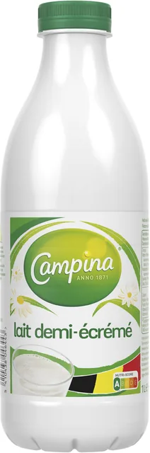 Melk Campina halfvol petfles houdbaar 1 liter