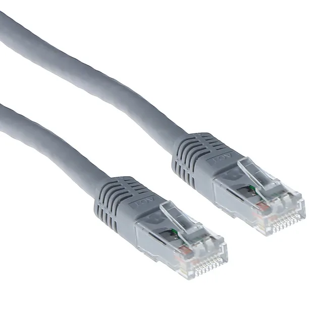 Kabel ACT U/UTP CAT6 patchkabel RJ45 Grijs 10m