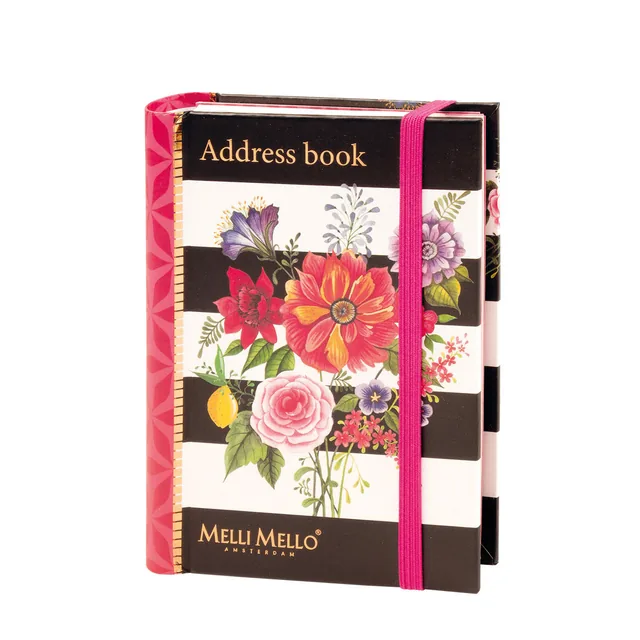 Adressenboek Paperclip Melli Mello A6 80vel 100gr