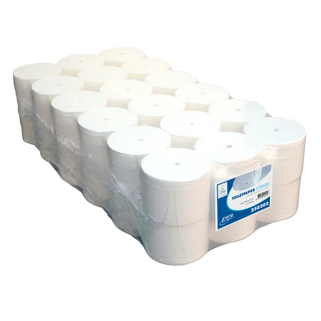 Toiletpapier Coreless 2laags 104m wit