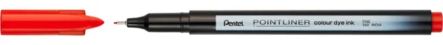 Fineliner Pentel Pointliner S40-B fijn rood