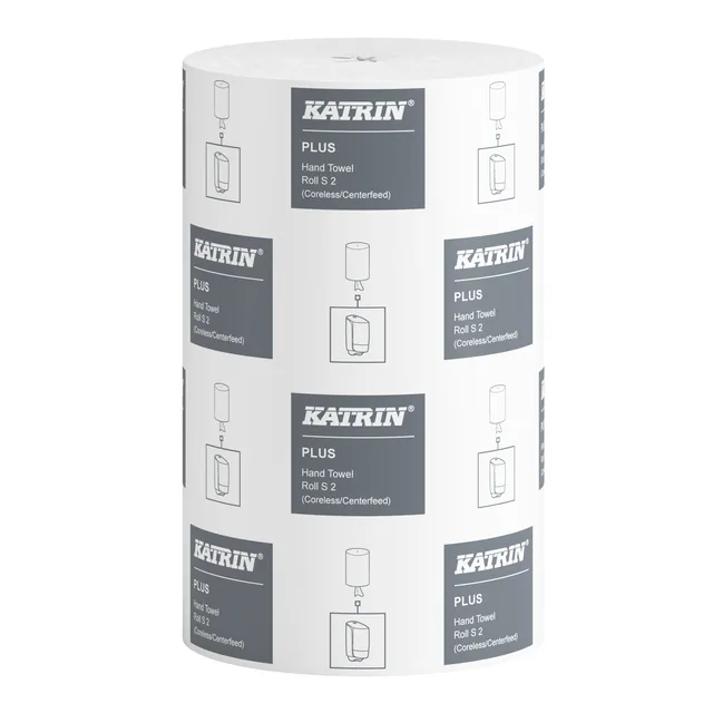 Poetspapier Katrin Plus klein 2laags 240 vel wit