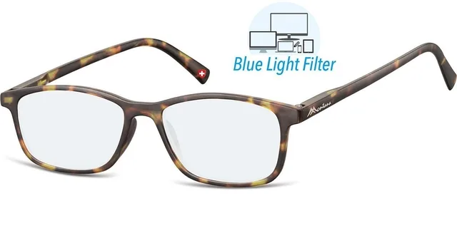 Leesbril Montana +1.50dpt blue light filter bruin