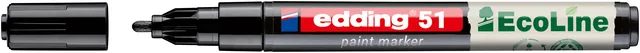 Paintmarker edding 51 Eco waterbasis 1-2mm zwart