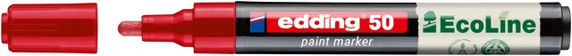 Paintmarker edding 50 Eco waterbasis 2-3mm rood