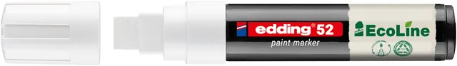 Paintmarker edding 52 Eco waterbasis 4-15mm wit