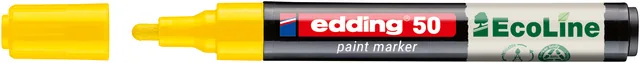 Paintmarker edding 50 Eco waterbasis 2-3mm geel