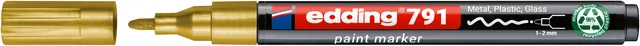 Paintmarker edding 791 alcoholbasis 1-2mm goud