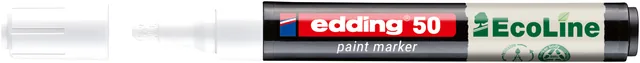 Paintmarker edding 50 Eco waterbasis 2-3mm wit