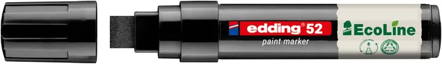Paintmarker edding 52 Eco waterbasis 4-15mm zwart