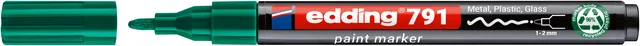 Paintmarker edding 791 alcoholbasis 1-2mm groen