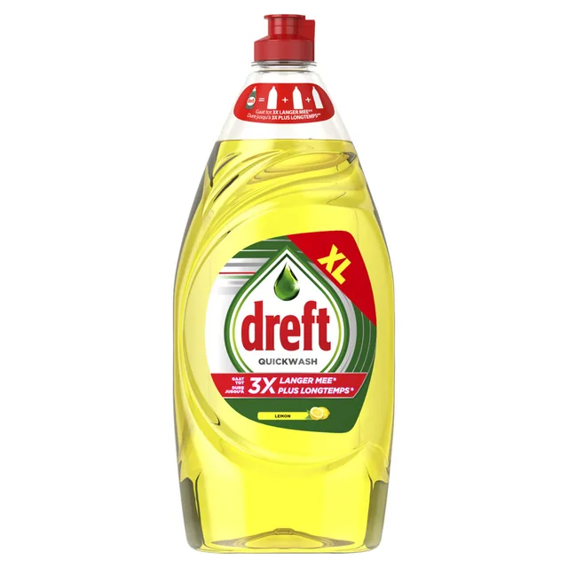 Afwasmiddel Dreft citroen Quickwash 820ml
