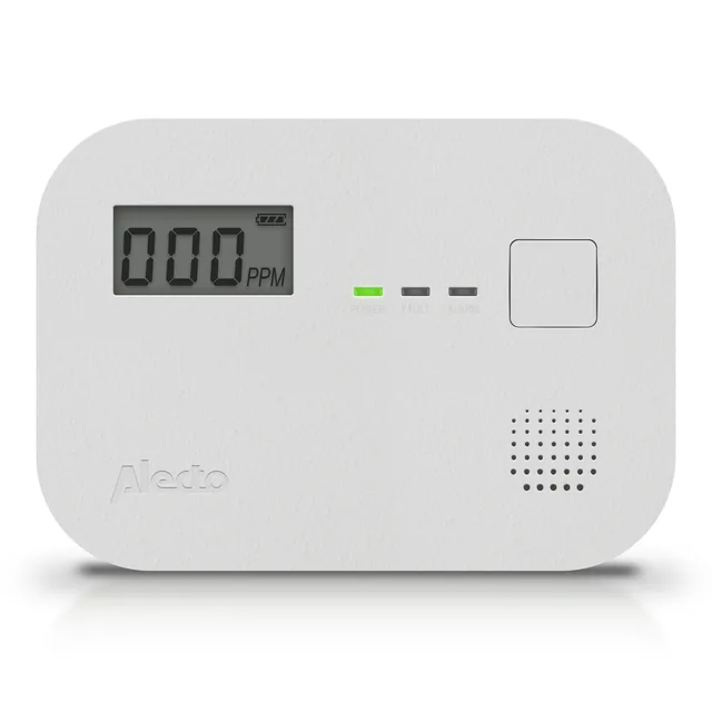 Koolmonoxidemelder Alecto 10 jaar sensor wit