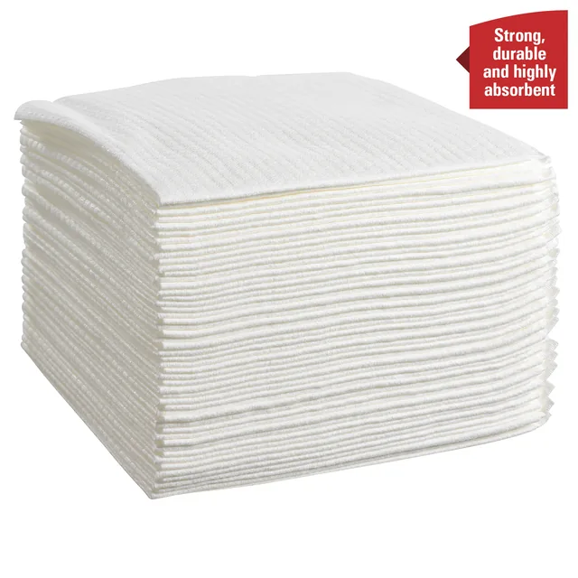 Poetsdoek WypAll X80 PowerClean 305x317mm wit