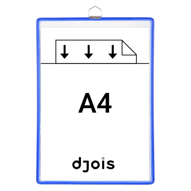 Zichtpanelenframe hangend Tarifold A4 blauw 5st