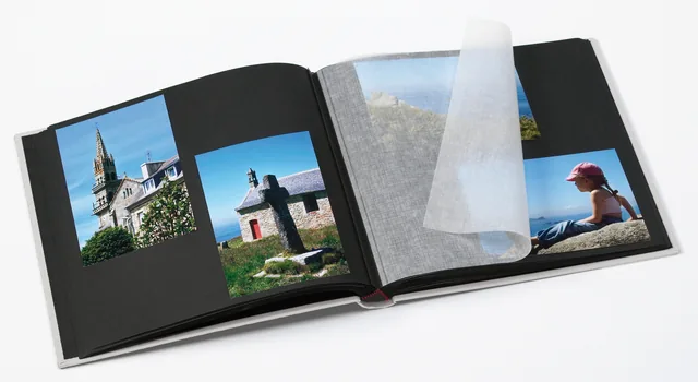 Fotoalbum walther design Black White 30x30cm zw
