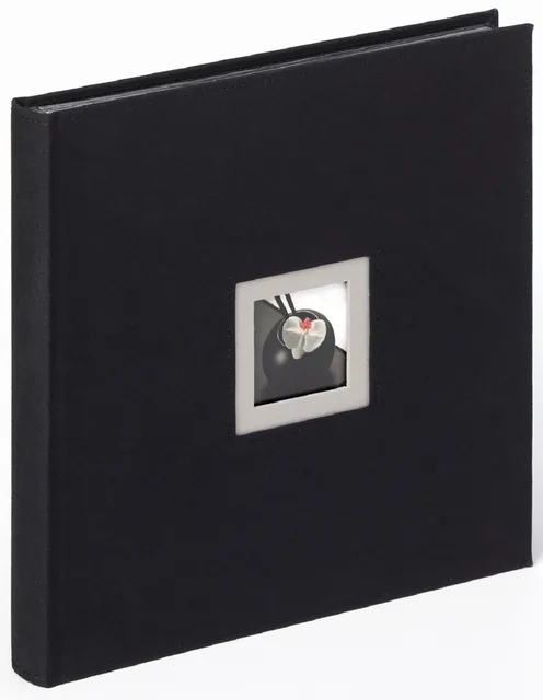 Fotoalbum walther design Black White 30x30cm zw