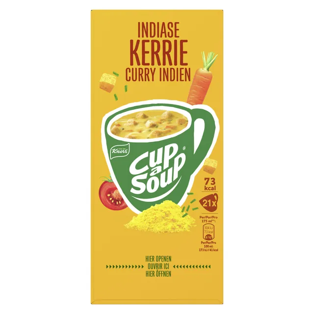 Cup a Soup Knorr Indiase kerrie 175ml