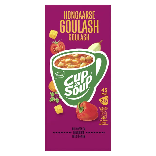 Cup a Soup Knorr Hongaarse goulash 175ml