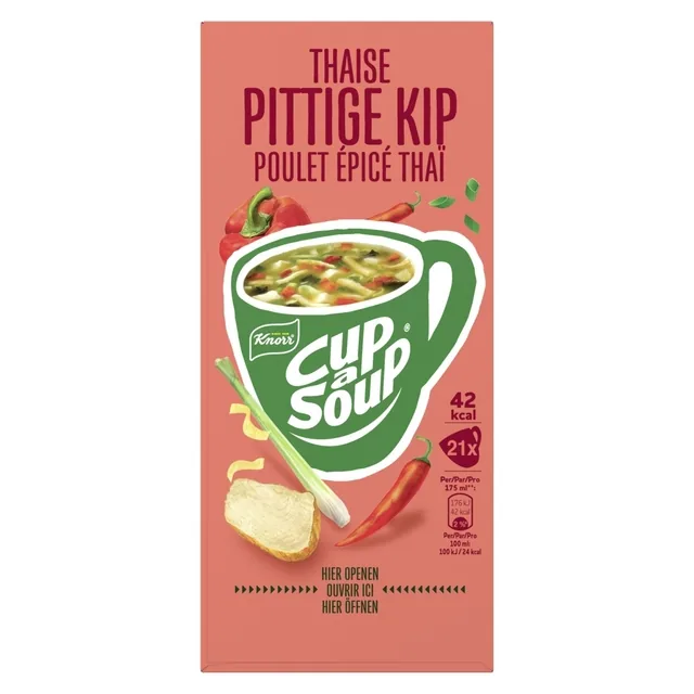 Cup a Soup Knorr Thaise pittige kip 175ml