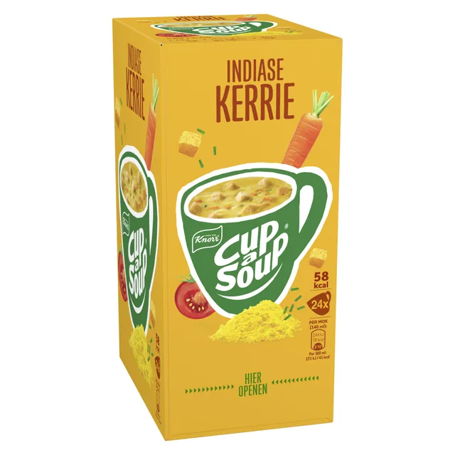 Cup a Soup Knorr Indiase kerrie 140ml