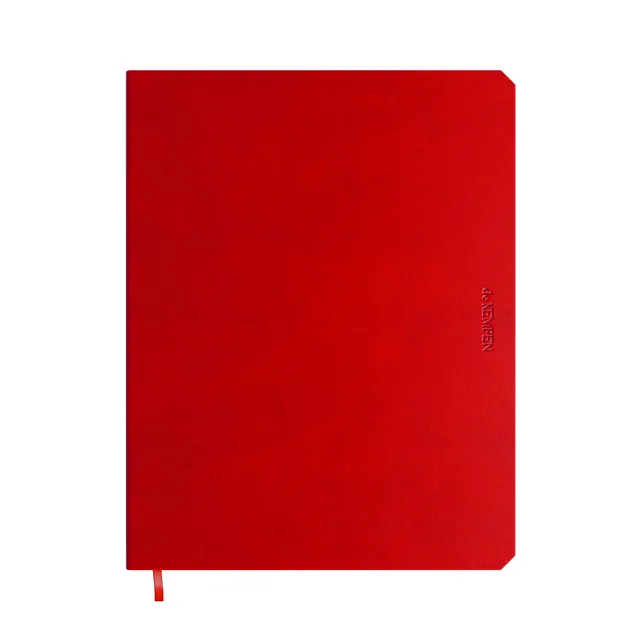 Notbk de KEMPEN Poppy 171x220 blanco 192pag rood