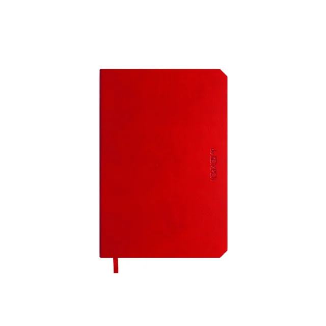 Notbk de KEMPEN Poppy 110x160 lijn 160pag rood