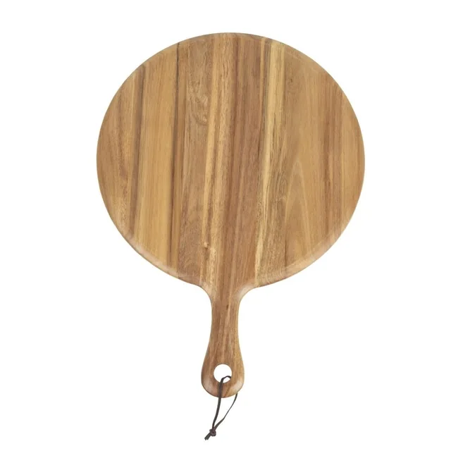 Plank Olympia acaciahout rond 33cm