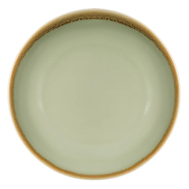 Bord Olympia Kiln coupe 23cm 6 stuks mosgroen
