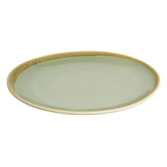 Bord Olympia Kiln coupe 23cm 6 stuks mosgroen