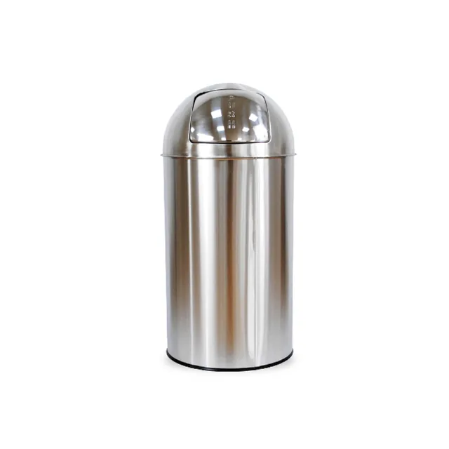 Afvalbak BRASQ Push Bin PB230+ 30 liter rvs