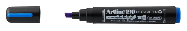 Permanent marker Artline 190  Eco schuin 2-5mm bl