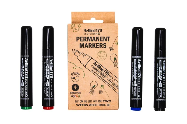 Permanent marker Artline 170 Eco rond M ass 4st