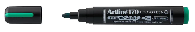 Permanent marker Artline 170 Eco rond M groen