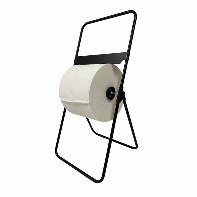 Poetspapierdispenser Euro Products V1 zwart