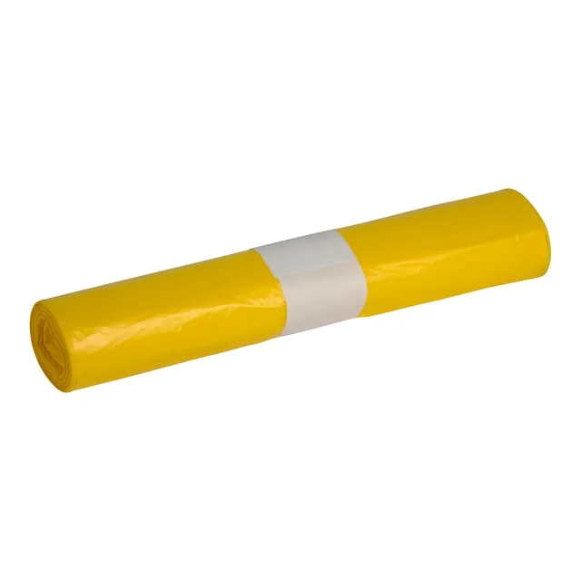 Afvalzak Propsac HDPE T25 70x110cm 120L geel