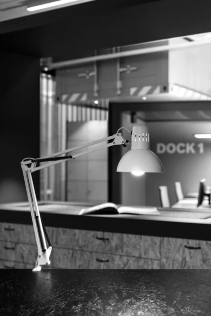 Bureaulamp MAUL Study tafelkl incl.LED E27 lamp wt