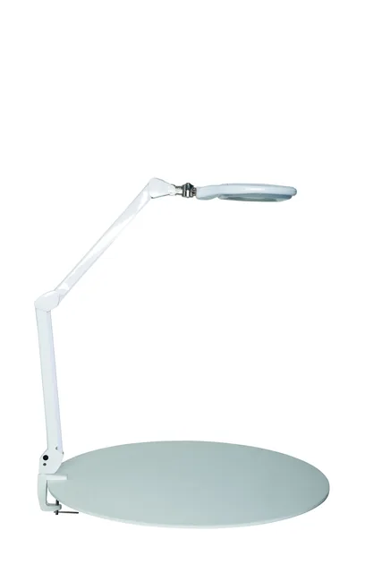 Loeplamp MAUL Crystal LED dimbaar tafelkl wit