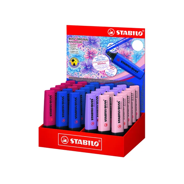 Markeerstift STABILO Boss Wildfl display groot ass