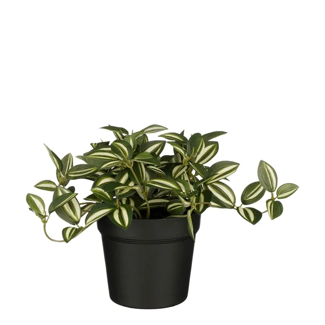 Kunstplant Mica Tradescantia in pot groen