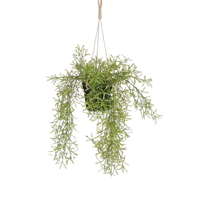 Kunstplant Mica Rhipsalis hangend in pot groen