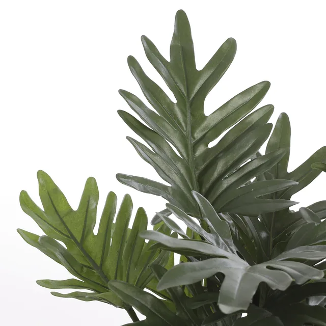 Kunstplant Mica Philodendron selloum groen in pot