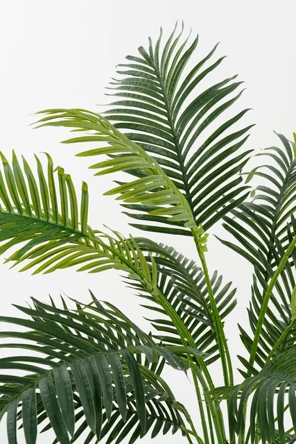 Kunstplant Mica Areca palm in pot groen