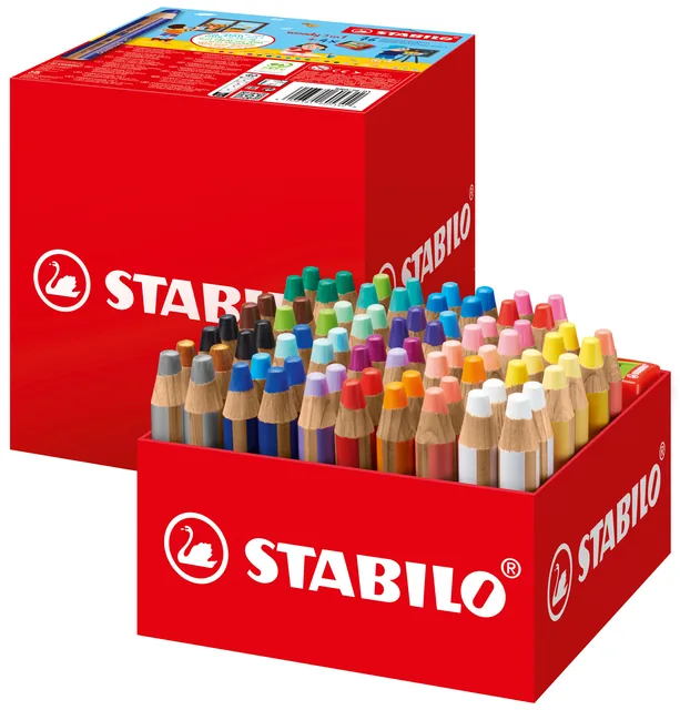 Kleurpotlood STABILO 882 woody 3 in 1 76st ass
