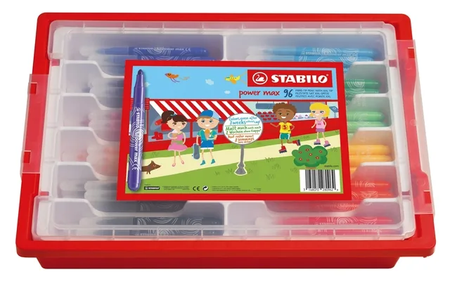 Viltstift STABILO power Max 980 140st assorti
