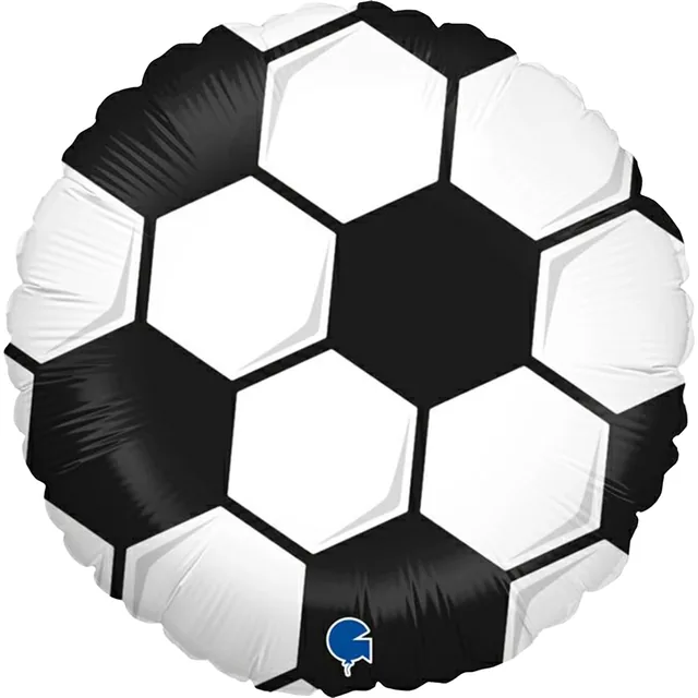 Folieballon voetbal 45cm