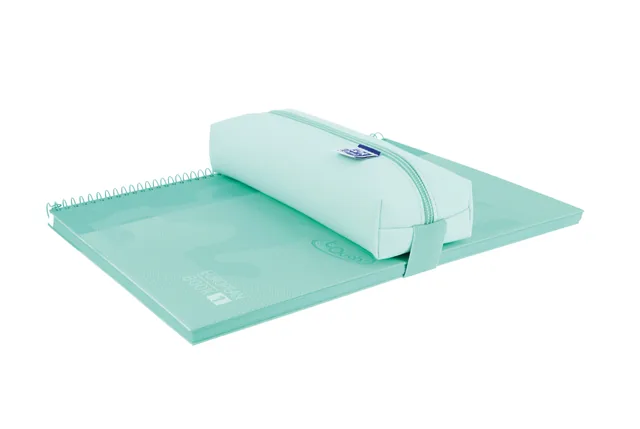 Pennenetui Oxford Live en Go pastel blauw