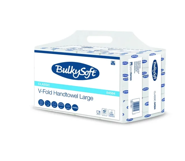 Handdoek BulkySoft Classic 12x250 vel 84584