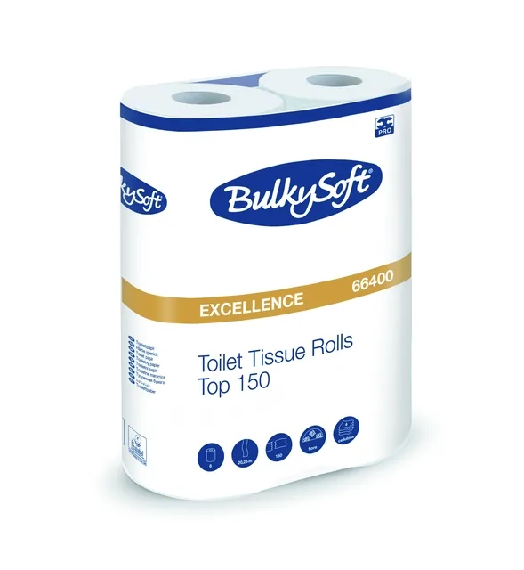 Toiletpapier BulkySoft Excellence 6x150 vel 66400