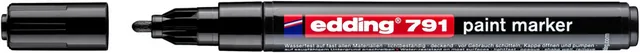 Paintmarker edding 791 alcoholbasis 1-2mm zwart